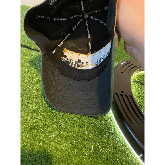 Green Bay Packers hat cap fitted one size OSFA gray green '47 lightweight mens - Picture 7 of 9